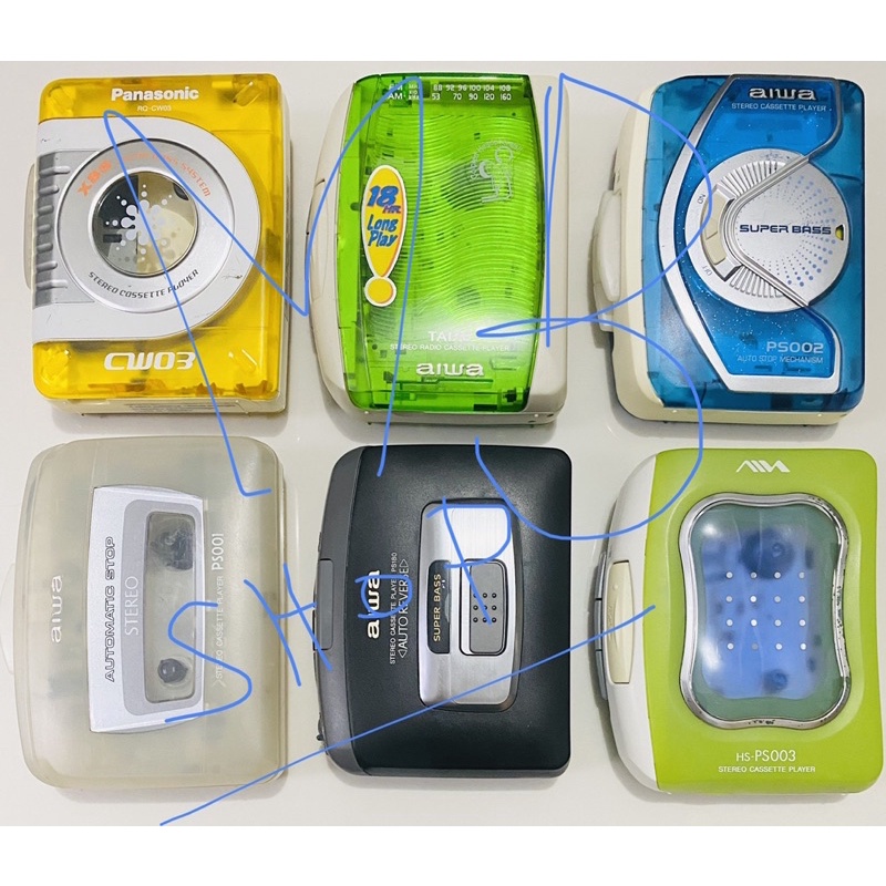 เครื่องเล่นเทป (ซาวน์อะเบาท์) Panasonic / Aiwa มือ2 ปรับเบสได้ พร้อมส่ง!