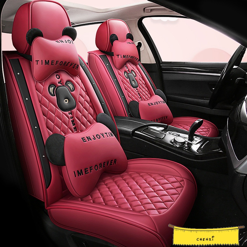 ใหม่ ชุดหนังหุ้มเบาะรถยนต์ 5 ที่นั่ง ด้านหน้า และด้านหลัง ระบายอากาศ สําหรับ Fiat Argo Nissan Navara Audi Q5