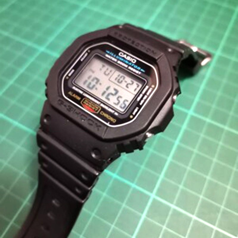 สายนาฬิกาซิลิโคนชุดนาฬิกาสําหรับ Casio G-shock 5600 Series GW-B5600 GWX-5600 DW-5600/5700/5735/5750 ยางกันน้ําเรซิ่นนาฬิกาโลโก้