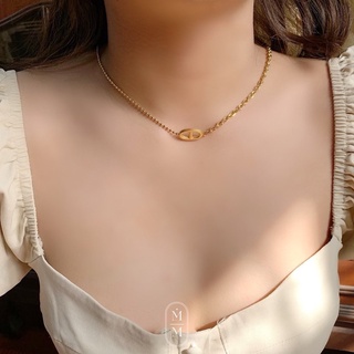 (สั่งในไลฟ์สด🔥ลด50%)✨Dominique Necklace 18k