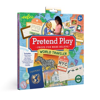 eeBoo World Traveler Pretend Play 2ED - เซ็ตเล่นบทบาทสมมุติ ชุดเดินทางท่องเที่ยวรอบโลก