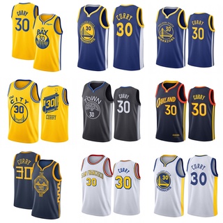 เสื้อกีฬาบาสเก็ตบอลปักลาย Golden State Warriors # 30