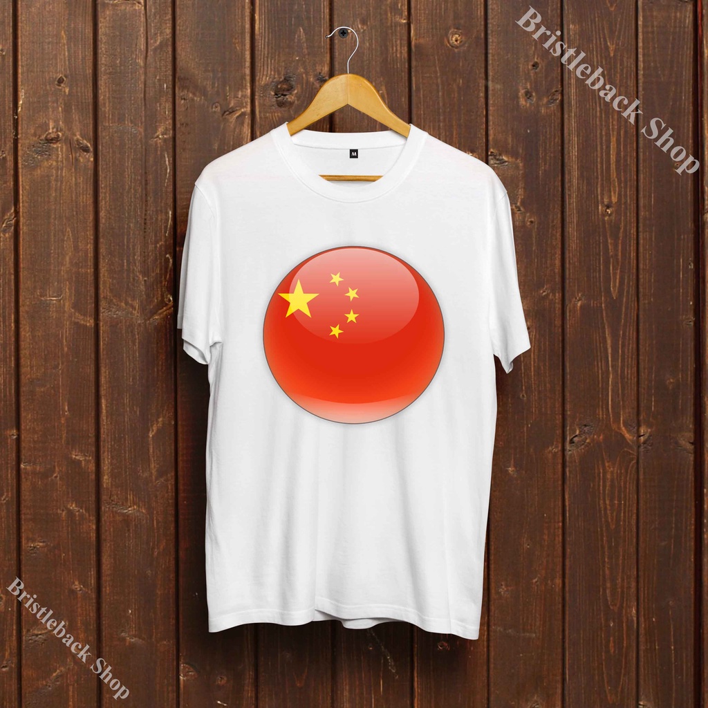 จีนผู้ชายน่ารักผ้าฝ้ายแขนสั้นจีนประเทศเสื้อยืด U10CHN004