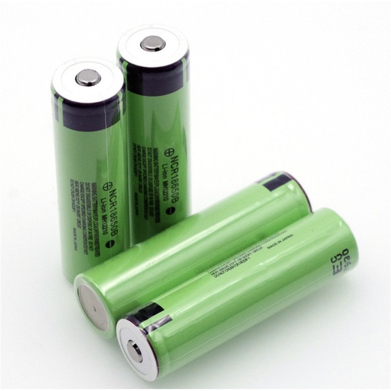 Panasonic NCR18650B รุ่นหัวนูน เหมาะสำหรับไฟฉาย 1ก้อน