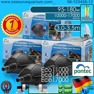 Pontec PondoMax Eco 11000 / 14000 / 17000 ปั๊มน้ำ ปัีมบ่อ ปั๊มประหยัดไฟ Water Pump Eco Pump Pond Pump Oase pondo