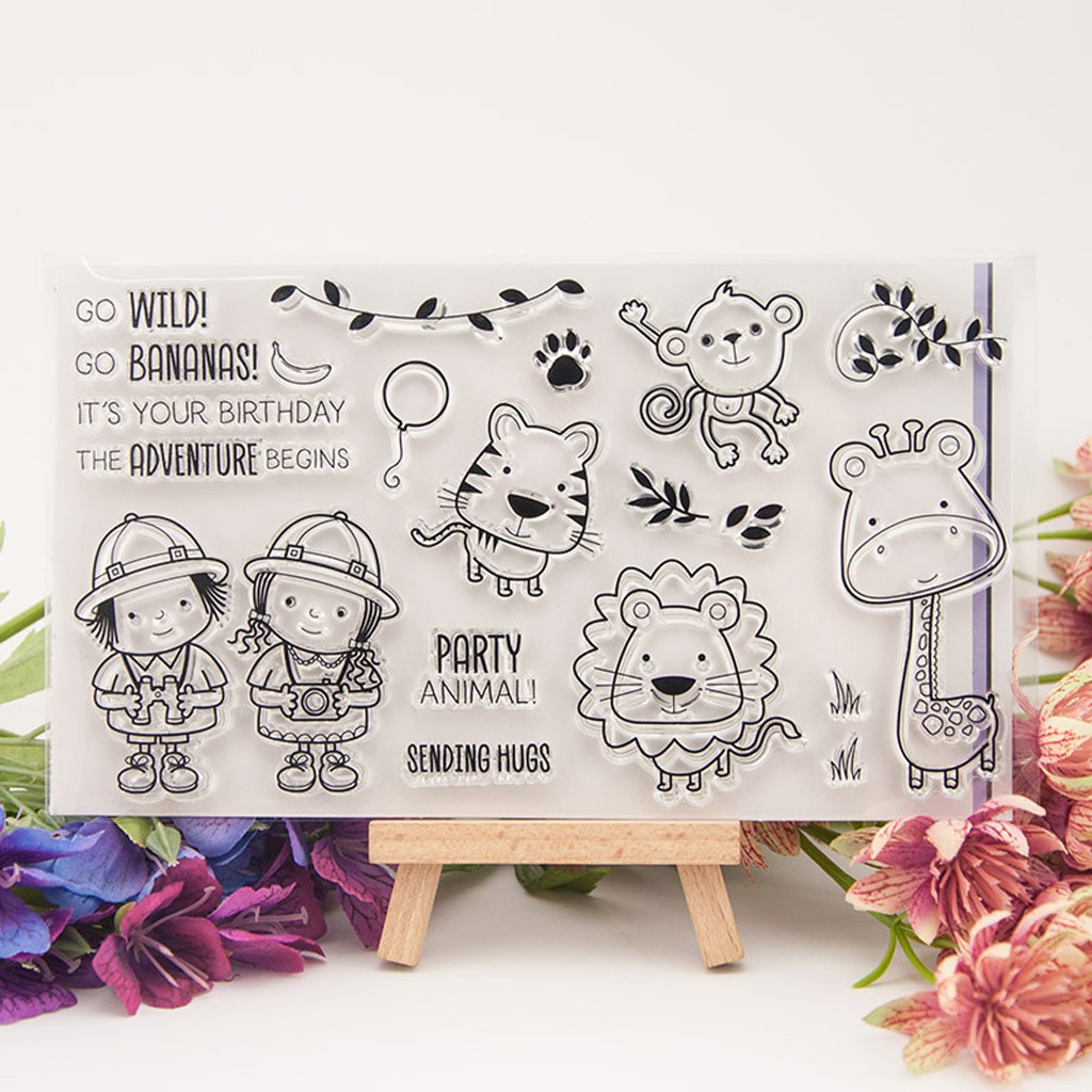 Clear Silicone Rubber Seal Stamp For DIY Album Scrapbooking Photo Card ...