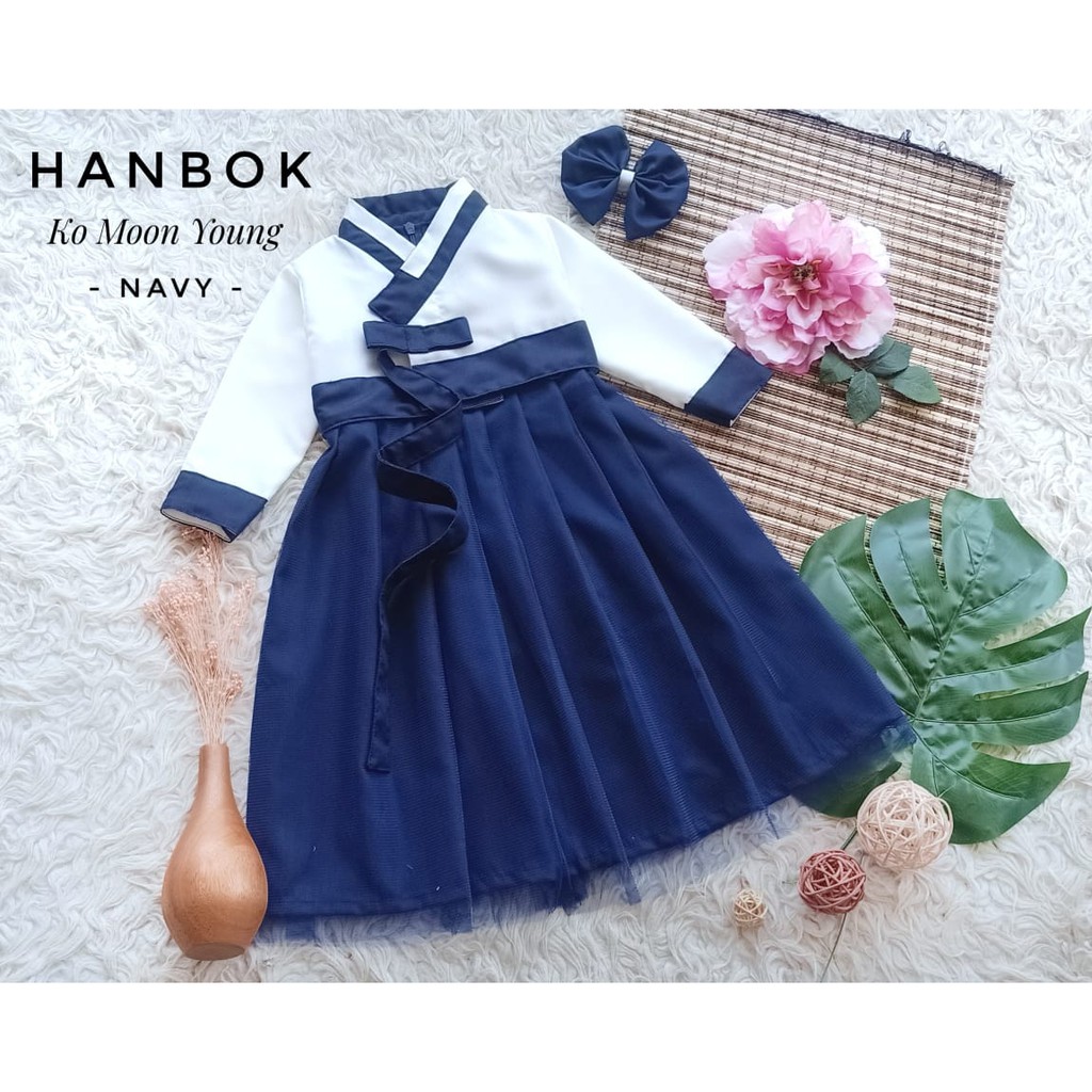 HANBOOK KO MOON YOUNG NAVY COLOR AGE 8-9 ปี (READYSTOCK)