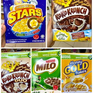 เนสเล่ซีเรียล Nestle Cereal อาหารเช้าเนสเล่ ซีเรียลขนมทานเล่นสำหรับเด็ก มี5รส