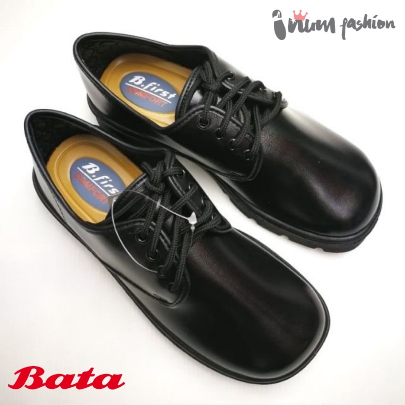 Bata B-first แท้100% บาจา รองเท้าหนังผูกเชือกเด็ก รองเท้านักเรียนเด็ก รุ่น 321-6126 / 421-6126 โรงเรียนเอกชน