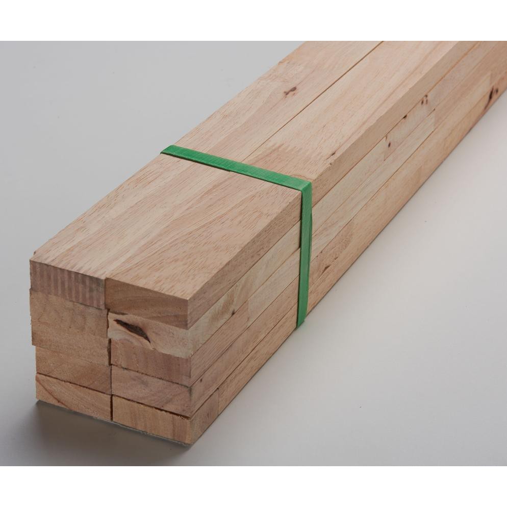 ไม้โครง ยางพารา 1.7 x 4.4 ซม. x 1.2 / 1.8 ม. (จัดชุด 4 ท่อน) ไม้แผ่นยาว แผ่นไม้ต่อเติม จ๊อยต่อกัน กั