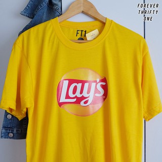 โลโก้ LAYS เสื้อยืด Unisex เสื้อเชิ้ตผู้ชายผู้หญิง -a2