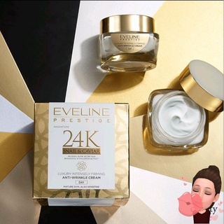 ❎Eveline Prestige 24K Snail &amp; Caviar Day Cream 50ml. และ night cream