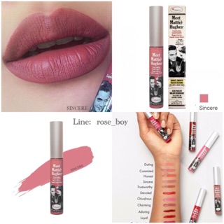 สุดยอดลิควิดลิปสติก The Balm Meet Matte Hughes Long Lasting Liquid Lipstick