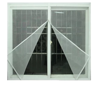 มุ้งตาข่ายป้องกันยุงและแมลง สำหรับติดหน้าต่าง ขนาด130 ซม.x150 ซม DIY พร้อมเทปกาว LG-E002