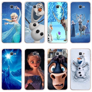 เคสโทรศัพท์ ชนิดซิลิโคน TPU แบบนิ่ม ลายการ์ตูน Frozen สําหรับ Samsung Galaxy j5 2016 j6 2018 J7 2016 2017 J7prime