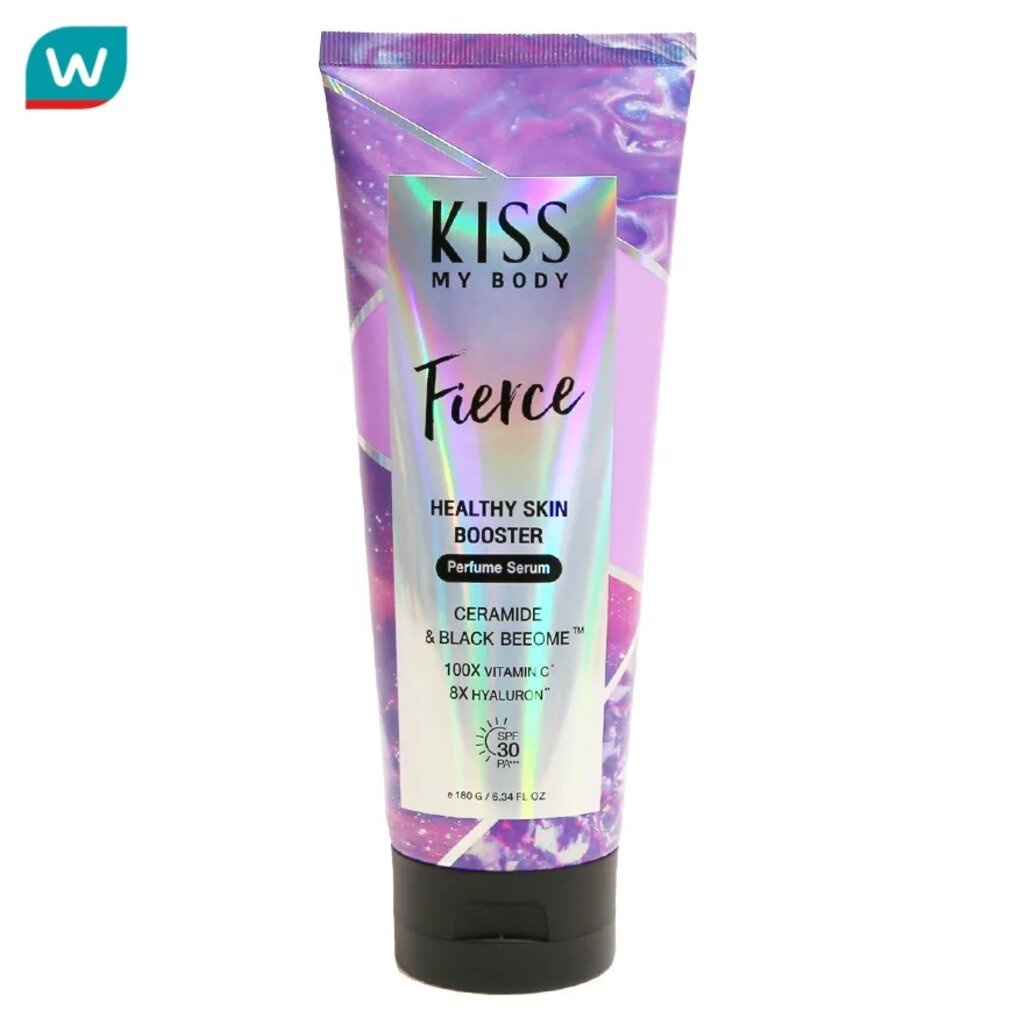 Kiss My Body คิส มาย บอดี้ เฮลธี้ สกิน บูสเตอร์ เพอร์ฟูม เซรั่ม เอสพีเอฟ30พีเอ+++ เฟียร์ส 180 กรัม