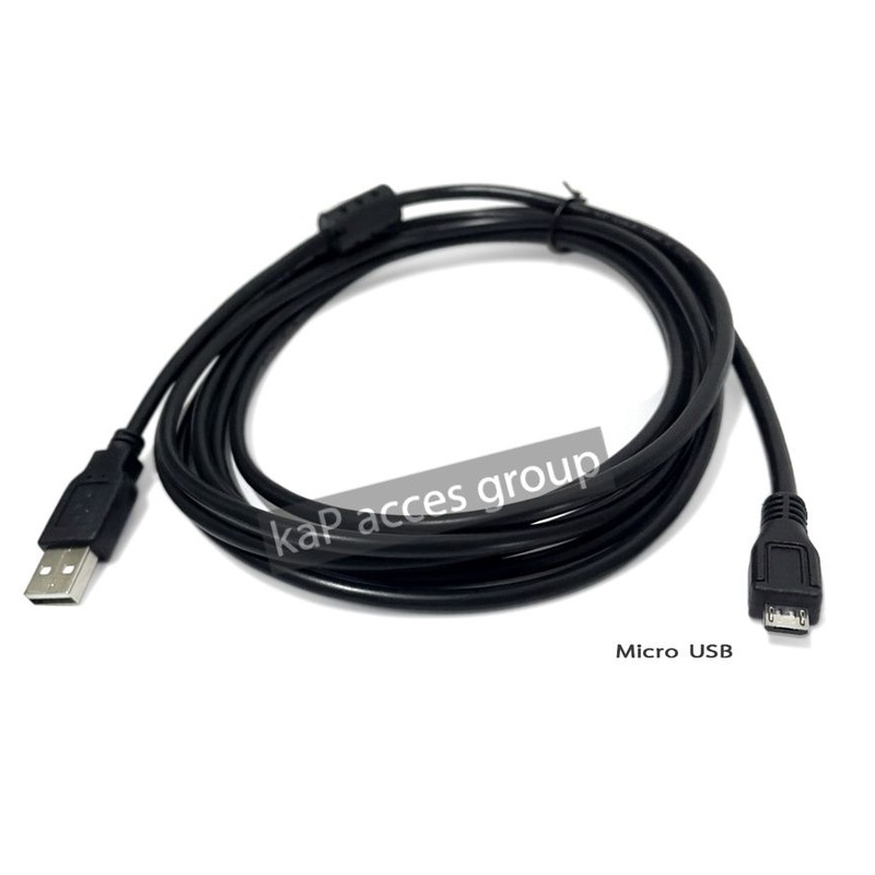 สาย USB Micro  Charge and Data OTG สายต่อ สายเสียบกล้อง เสียบลำโพง โทรศัพท์ สายชาร์จ ยาว 1.8/3/5/10 เมตร สายสีดำ USB 2.0