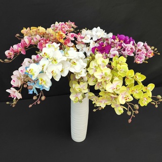 [พร้อมส่ง]ดอกไม้ปลอม กล้วยไม้ฟวแลนด์ 2กิ่ง