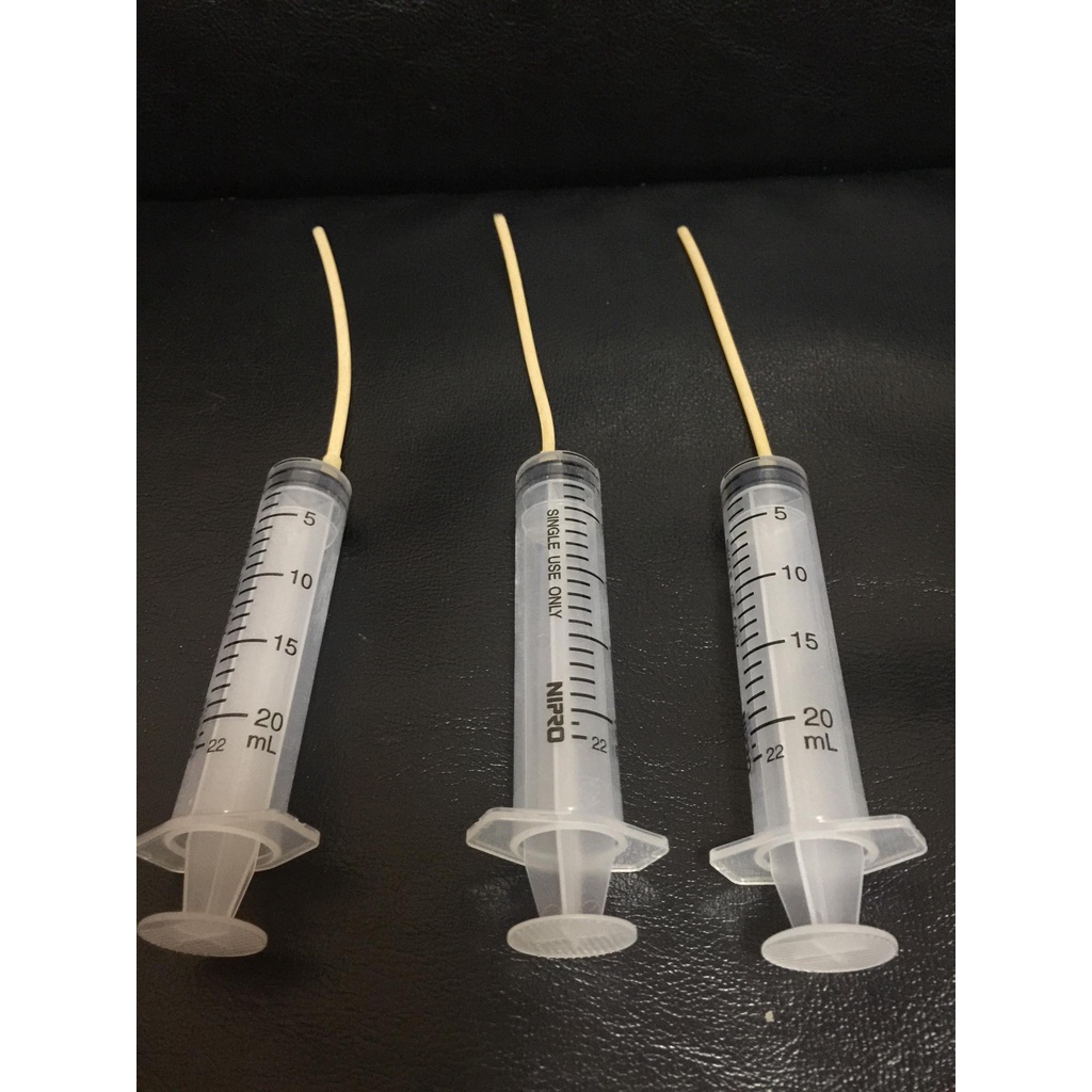 ไซริ้งใหญ่พร้อมสายยาง 20 ml (3 ชุด) 60 บาท สำหรับป้อนยา ให้ยา ไก่ชน อุปกรณ์ไก่ชน ยาไก่ชน  #สายป้อนยา #ไซริงค์20ml. จ้าา