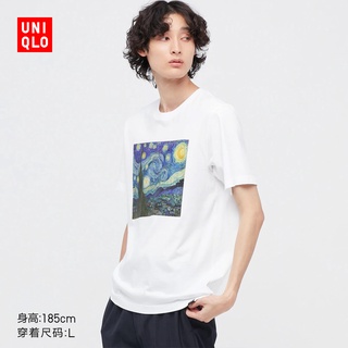 [S-5XL] Uniqlo เสื้อยืดแขนสั้น พิมพ์ลายศิลปะ MoMA Museum of Modern สําหรับผู้ชาย และผู้หญิง 446637