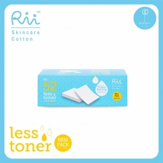สำลีแผ่นเนื้อนุ่ม รุ่น Mini Rii Skincare Cotton Cleansing Perfect 45 Pcs./ Less Toner 60 Pcs.