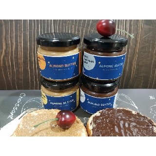 ALMOND BUTTER Clean and KETO BY PHARMACIST (เนยถั่วอัลมอนด์ คลีน / คีโต) ปริมาตร 160g ควบคุมการผลิตโดยเภสัชกร