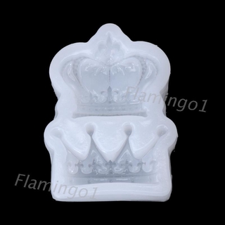 flgo* Crown Liquid Silicone Mold DIY Resin Jewelry Pendant Resin Casting Mold Tool