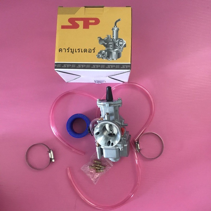 คาร์บูเรเตอร์ kr150 เหลี่ยม อย่างดี sp ปาก 28 mm อย่างดี sp