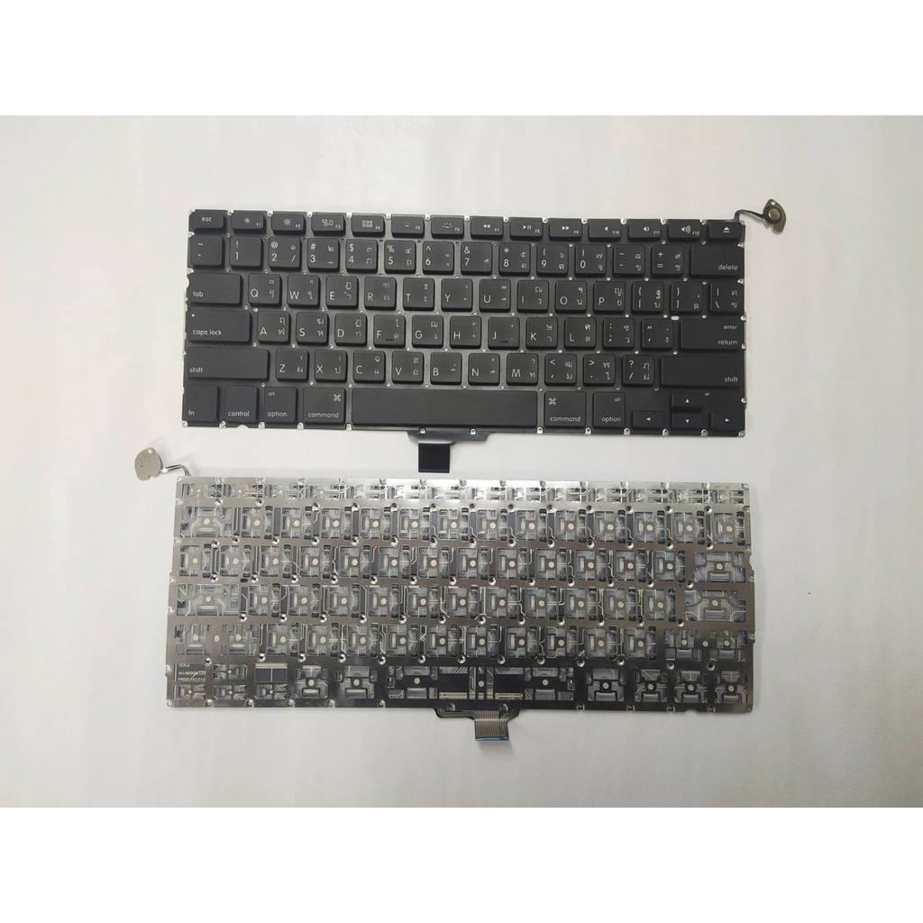 แป้นพิมพ์ภาษาไทย Keyboard Replacement for Mc book Pro 13 inch A1278 (TH/US Layout)