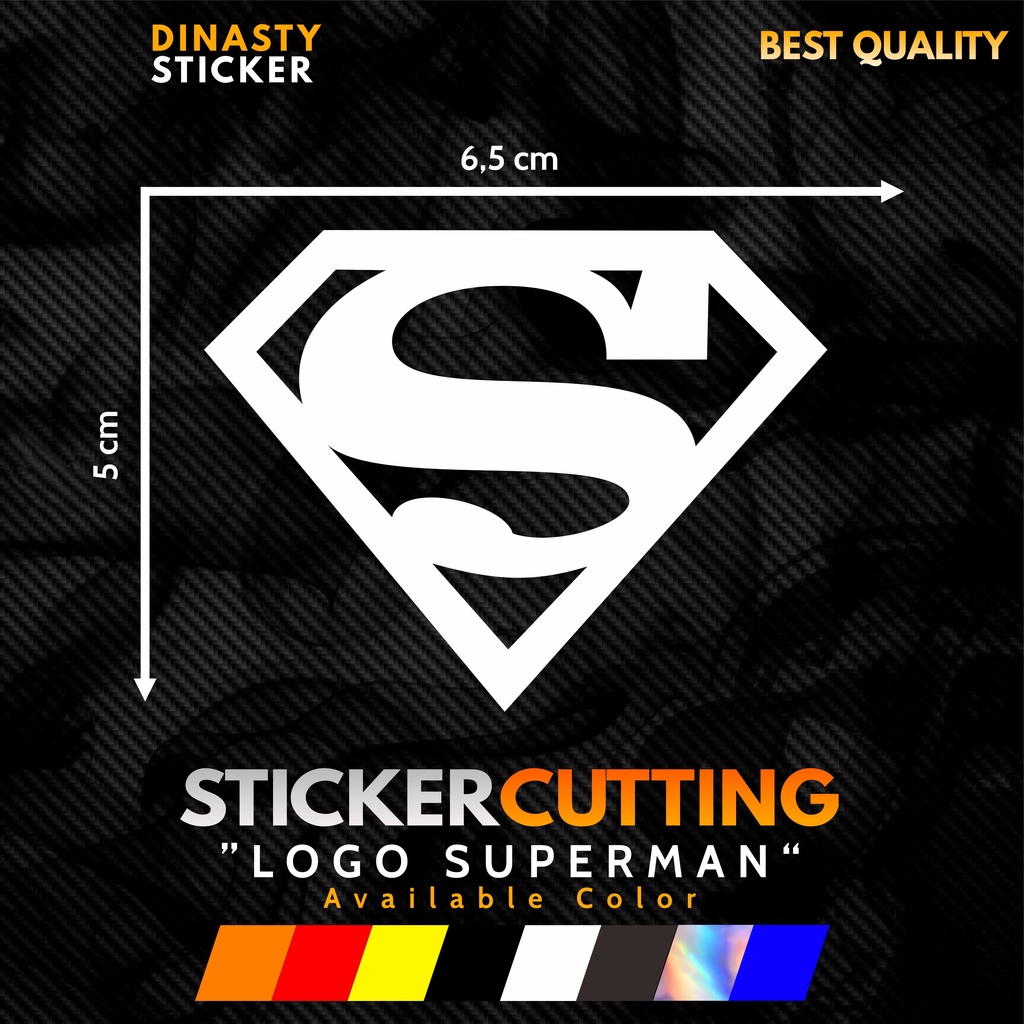 สติ๊กเกอร์ VIRAL CUTTING สติ๊กเกอร์ SUPERMAN LOGO