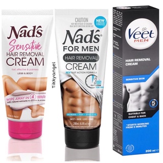 🇦🇺sales ของแท้100%🇦🇺veet for men hair removal gel cream 200ml.