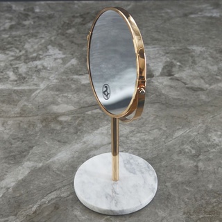 Makeup Mirror Round Table Metal High -definition Double -Dressing Mirror