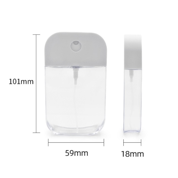 ขวดสเปรย์แอลกอฮอล์ 50ml (พร้อมส่ง) ขวดสเปรย์แอลกอฮอล์ ขวดสเปรย์พกพา ขวดสเปรย์ฝาหมุน แอลกอฮอล์ เจลแอลกอฮอล์ spray card