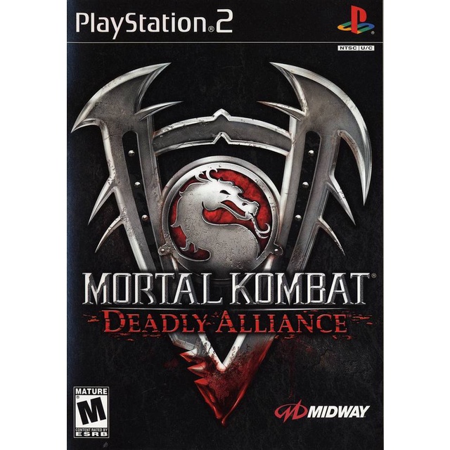 Mortal Kombat Deadly Alliance PS2 แผ่นเกมส์ps2 เกมเพล2 แผ่นplay2 แนวต่อสู้ เล่นได้2คน