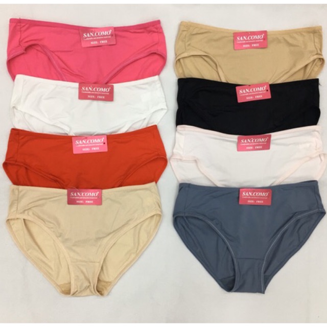 ｛พร้อมส่ง} กางเกงในครึ่งตัวผ้าไนลอน เนื้อผ้าดี ผ้าเย็นใส่สบายเหมาะใส่สำหรับอากาศร้อน#648