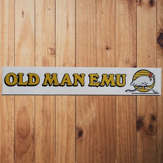 สติกเกอร์ ลายข้อความแนวนอน Old Man Emu