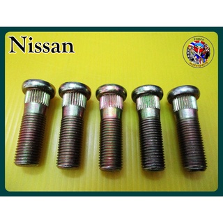 แกนสกรูล้อ เก๋ง (แบบเหล็กแข็ง)   5 ตัว  - Nissan Wheel Screw Axel (Steel)