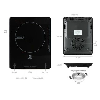 ( stock พร้อมส่ง ) Electrolux เตาแม่เหล็กไฟฟ้า รุ่น ETD29KC ( ของเเท้ประกันศูนย์ พร้อมหม้อ1 ใบ )