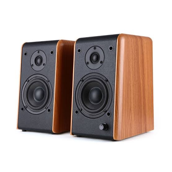 Microlab B77BT Bluetooth Speaker ลำโพงมอนิเตอร์ (รองรับบลูทูธ)(Wood)