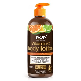 ว้าว สกิน ไซแอนท์ วิตามินซี บอดี้ โลชั่น WOW Skin Science Vitamin C Body Lotion 400ml