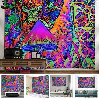 WONDERFUL Trippy Smoke Art Wall Hanging Hippie Psychedlic Tapestry