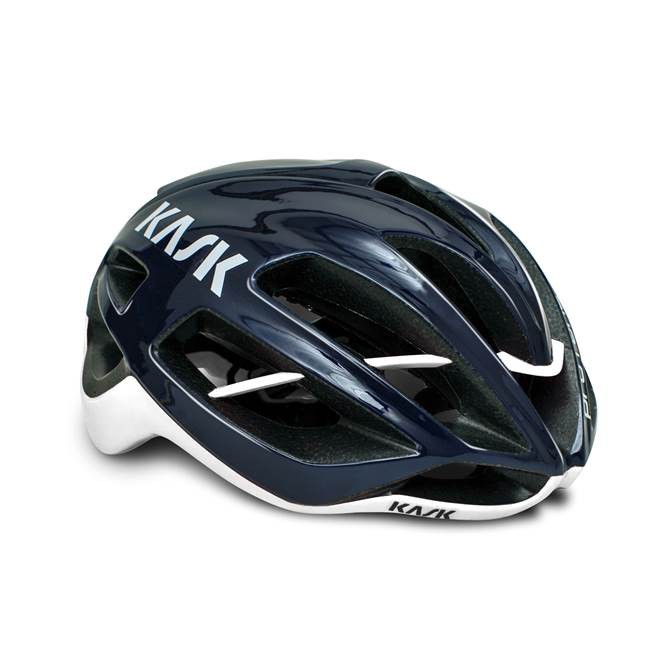 (ลดล้างสต๊อก) หมวกจักรยาน KASK - PROTONE BLUE-BIANCO SIZE M รอบหัว 52-58 CM. ของแท้ 100%