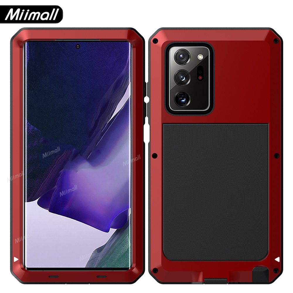 เคส Samsung Galaxy Note 20 / Note 20 Ultra อลูมิเนียมโลหะกลางแจ้งกันกระแทกทหาร เคสช่องใส่บัตรทนทาน  เคสแข็ง สำหรับ Samsung Galaxy Note 20