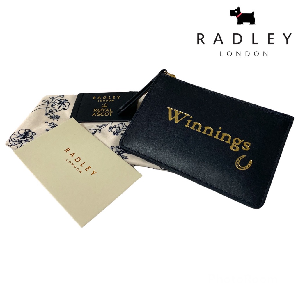 กระเป๋าใส่เหรียญสีกรม RADLEY London #Small Ziptop Coin Purse แบรนด์แท้100% จัดส่งฟรี