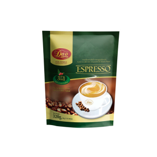 DAO COFFEE ดาว คอฟฟี่ กาแฟปรุงสำเร็จรูป 3อิน1 สูตรเอสเปรสโซ 20 กรัม X 16 ซอง