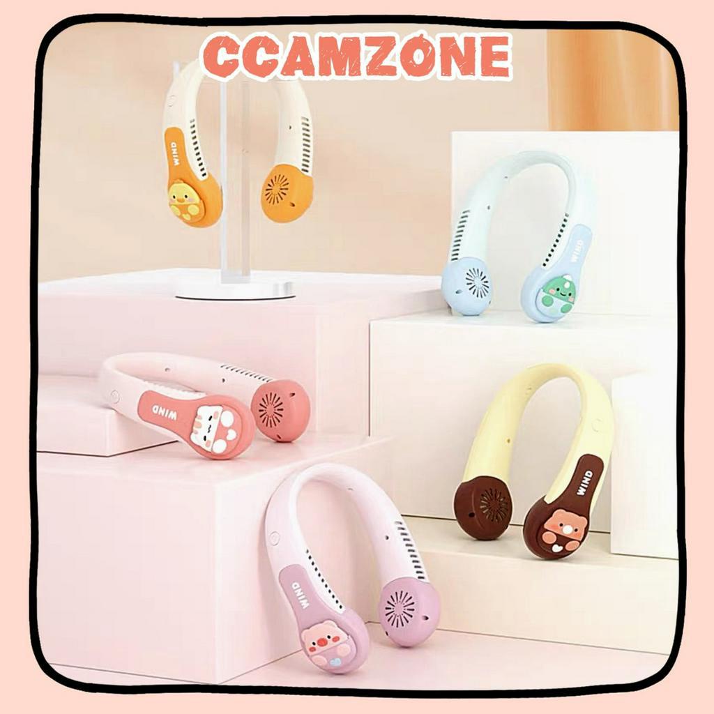 พัดลมคล้องคอ Usb สัตว์น่ารัก cti436 Ccamzone