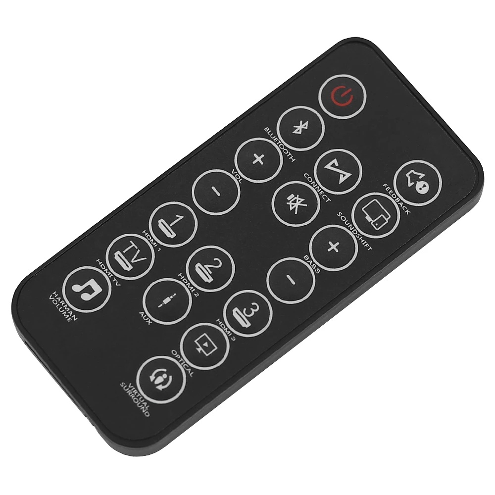 รีโมทคอนโทรลใหม่เหมาะสําหรับ Jbl Cinema SB350 SB450 SB400 เครื่องเล่นระบบเสียง Controller 93040001600 ตัวควบคุมเครื่องเล่นระบบเสียงสําหรับระบบซาวด์บาร์ลําโพงโรงภาพยนตร์ JBL