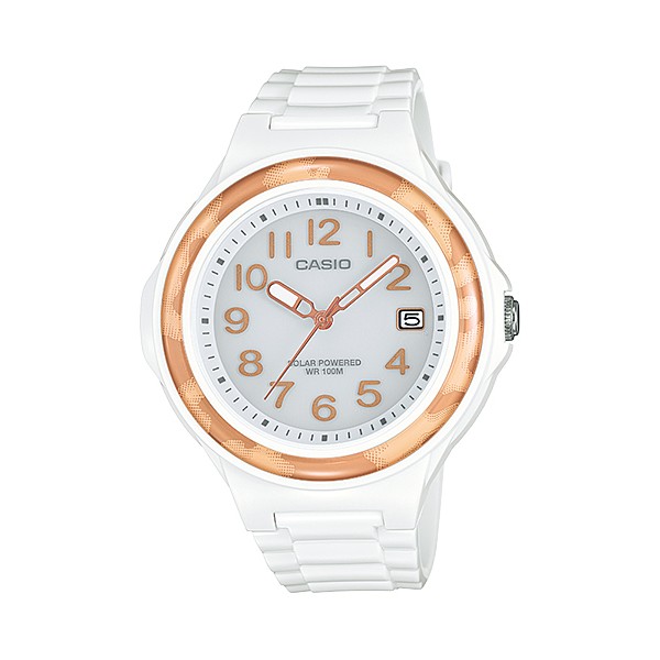 Casio Standard นาฬิกาข้อมือผู้ชาย สายเรซิ่น รุ่น LX-S700H-7B3VDF - สีขาว
