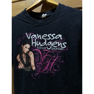 เสื้อยืดผ้าฝ้าย เสื้อวงมือสอง VINTAGE 2008 VANESSA HUDGENS TOUR Size S มือ2