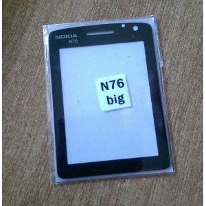 Nokia N76 / N76i หน้าจอแผง LCD ด้านหน้ากระจกเลนส์เลนส์ / กระจกสําหรับซ่อม